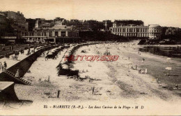 CPA BIARRITZ - LES DEUX CASINOS DE LA PLAGE - MD - Biarritz