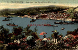 CPA VILLEFRANCHE - PANORAMA - LA RADE UN JOUR DE FETE - LL - Villefranche-sur-Mer