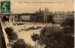 CPA DIJON - PLACE DARCY - VUE PRISE DU TOIT DE L'HOTEL DE LA CLOCHE - Dijon