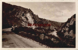 CPSM LES GORGES DE CHOUVIGNY - LA ROUTE DE LA SIOULE AVANT LE TUNNEL - Autres & Non Classés