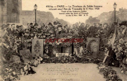 CPA PARIS - LE TOMBEAU DU SOLDAT INCONNU - ARC DE TRIOMPHE - Triumphbogen