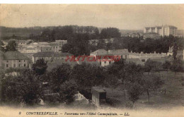 CPA CONTREXEVILLE - PANORAMA VERS L'HOTEL COSMOPOLITAIN - LL - Contrexeville