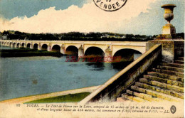 CPA TOURS - LE PONT DE PIERRE SUR LA LOIRE - LL - Tours