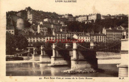 CPA LYON - PONT SAINT CLAIR ET COTEAU DE LA CROIX ROUSSE - Other & Unclassified