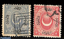 Türkiye 1867 Definitives 2v, Used Stamps - Andere & Zonder Classificatie