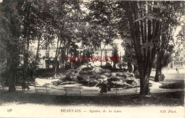 CPA BEAUVAIS - SQUARE DE LA GARE - Beauvais