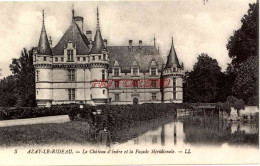 CPA AZAY LE RIDEAU - LE  CHATEAU D'INDRE ET LA FACADE MERIDIONALE - Azay-le-Rideau