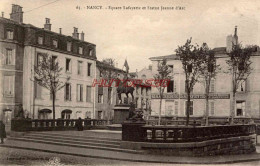 CPA NANCY - SQUARE LAFAYETTE ET STATUE JEANNE D'ARC - Nancy