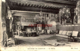 CPA CHATEAU DE JOCELLIN - LE SALON - Josselin