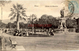 CPA NICE - STATUE DE MASSENA - Monuments