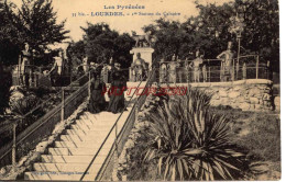 CPA LOURDES - 1ER STATION DU CALVAIRE - Lourdes