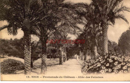CPA NICE - PROMENADE DU CHATEAU - ALLEE DES PALMIERS - Parcs Et Jardins