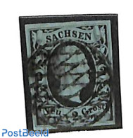 Germany, Saxony 1851 2ng, Used, Used Stamps - Other & Unclassified