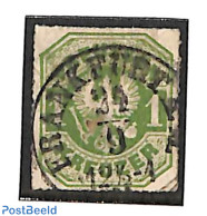 Germany, Prussia 1867 1kr, Used, Used Stamps - Other & Unclassified