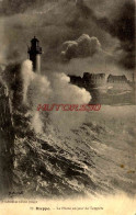 CPA DIEPPE - LE PHARE UN JOUR DE TEMPETE - Dieppe