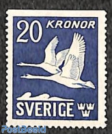 Sweden 1953 20kr, Top Or Bottom Side Imperforated, Mint NH - Neufs