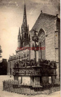 CPA PLOUGASTEL - LA FLECHE ET LE CALVAIRE - LL - Plougastel-Daoulas