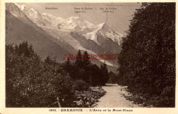 CPA CHAMONIX - L'ARVE ET LE MONT BLANC - Chamonix-Mont-Blanc