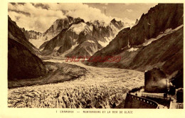 CPA CHAMONIX - MONTENVERS ET LA MER DE GLACE - Chamonix-Mont-Blanc