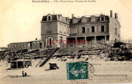 CPA SAINT GILLES - VILLA NOTRE DAME - PENSION DE FAMILLE - Saint Gilles Croix De Vie