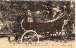 CPA  - A VERSAILLES LA REINE ET MADAME LOUBET DAN LE PARC - LL - Royal Families