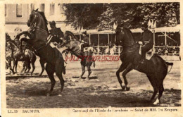 CPA SAUMUR - CARROUSSEL DE L'ECOLE DE CAVALERIE - Saumur