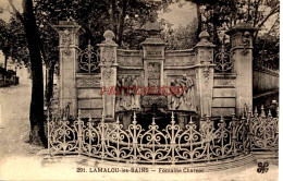 CPA LAMALOU LES BAINS - FONTAINE CHARCOT - Lamalou Les Bains