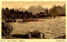 CPA TALLOIRES - LE LAC D'ANNECY - L'EMBARCADERE - Talloires