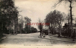 CPA BEAUVAIS - L'AVENUE DE LA REPUBLIQUE - Beauvais