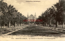 CPA MONTE CARLO - LE CASINO ET JARDINS - LES BOULINGRINS - Sonstige & Ohne Zuordnung