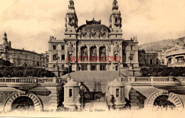 CPA MONTE CARLO - CASINO DE MONTE - CARLO - LE THEATRE - Sonstige & Ohne Zuordnung