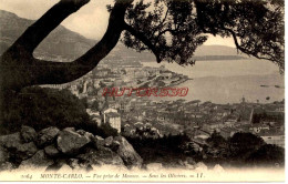 CPA MONTE CARLO - VUE PRISE DE MONACO - SOUS LES OLIVIERS - LL - Autres & Non Classés