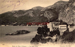 CPA EZE - ROUTE DE NICE  MONACO - LA BAIE D'EZE - Eze