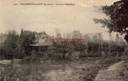 CPA VILLENEUVE SUR LOT - LE LOT  BELLE RIVE - Villeneuve Sur Lot