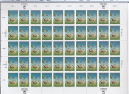 UNO  WIEN  106-107, 2 Bogen (10x5), Postfrisch **, Kongress Verbrechensbekämpfung, 1990 - Unused Stamps