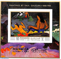 Manama 1972 Gaugin S/s, Imperforated, Mint NH, Art - Modern Art (1850-present) - Paintings - Paul Gauguin - Manama