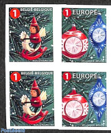 Belgium 2021 Christmas 2x2v S-a, Mint NH, Religion - Various - Christmas - Toys & Children's Games - Neufs