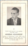Bidprentje Valkenswaard (NL) - Hoogmoet Andreas (1940-1960) Ongeval - Images Religieuses