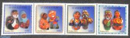 Uzbekistan 2022 Tradional Clay Puppets 4v [:::], Mint NH - Uzbekistan