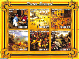 Mozambique 2001 Pieter Bruegel 6v M/s, Mint NH, Art - Paintings - Mozambique