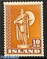 Iceland 1948 10Kr, Perf. 11.5, Stamp Out Of Set, Mint NH - Ungebraucht