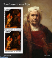 Burundi 2022 Rembrandt Van Rijn, Mint NH, Art - Paintings - Rembrandt - Other & Unclassified