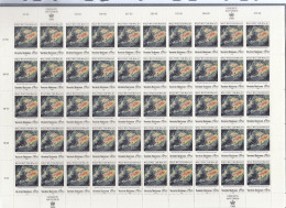 UNO  WIEN  92-93, 2 Bogen (10x5), Postfrisch **, Wetterwacht, 1989 - Unused Stamps