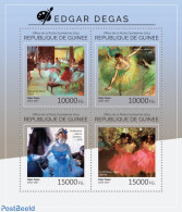 Guinea, Republic 2014 Edgar Degas, Mint NH, Art - Edgar Degas - Paintings - Other & Unclassified