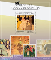Guinea, Republic 2014 Henri De Toulouse-Lautrec, Mint NH, Art - Henri De Toulouse-Lautrec - Paintings - Other & Unclassified