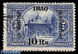 Iraq 1918 10R On 100p, Used, Used Or CTO - Iraq