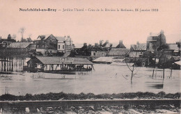 Neufchatel En Braye - Jardin Thorel - Crue De La Riviere La Bethune - 24 Janvier 1910 -  CPA °J - Neufchâtel En Bray