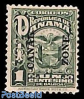 Canal Zone 1924 1c, Stamp Out Of Set, Mint NH - Other & Unclassified