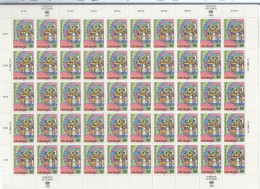 UNO  WIEN  89-90, 2 Bogen (10x5), Postfrisch **, Weltbank, 1989 - Unused Stamps