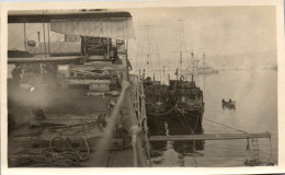 Photographie Photo Snapshot Anonyme WW1 Dardanelles Salonique ? Port Marine - War, Military